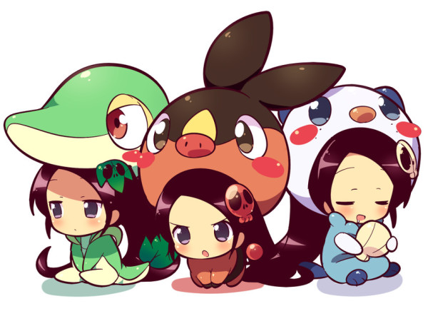 Une Elsie et trois starters. Je retrouve pas le nom de l'auteur ;_;.