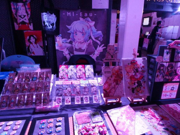 Le stand de Mi-eau, pour vos besoins choupis (photo: Epona)