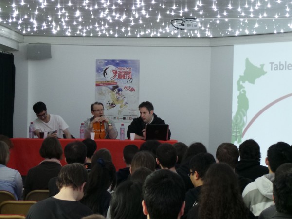 Le Yalta de la Japanimation en France, avec deux staff Crunchyroll et un staff Wakanim (Photo: Epona)