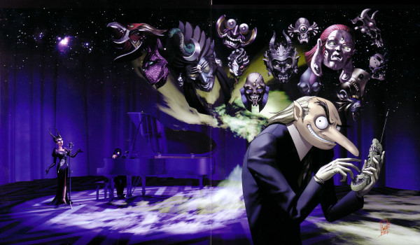 Igor, le personnage récurrent de la franchise, ici dans la Velvet Room du premier Persona