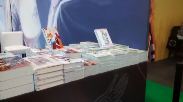Notez que sur le stand Ki-Oon Your Lie In April était mis dans le coin que j'appelle le "coin de la mort", avec les séries les moins bien vendues de l'éditeur