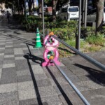 Le fameux bonhomme qui fait une courbette pour cause de travaux !