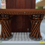 Petite maquette de l'arche de la gare de Kanazawa