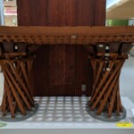 Petite maquette de l'arche de la gare de Kanazawa