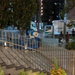 Le fameux brumisateur géant du premier jour est toujours là à brumisater