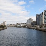 La Sakai River, à quelques mètres de l'embouchure