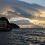 Jolie lumière sur l'océan