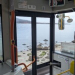 Vue depuis le bus touristique - j'aurais du choisir ce chemin là à l'aller !