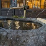 Petit balancier à la sortie du restaurant