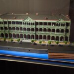 Maquette d'un ancien grand hôtel international de Nagasaki, détruit suite à une faillite dans les années 10