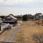 Vue depuis les remparts de l'arrière du château