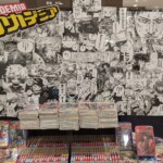Grand espace hommage à tout My Hero Academia dans le Tsutaya