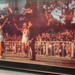 Relais de la flamme, ah fallait pas se louper au moment de la photo