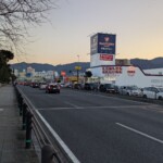 La route nationale était bien fréquentée ce jeudi soir