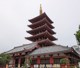 La pagode à 5 étages est toujours très impressionnante