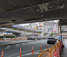 Beaucoup de routes et de passages en hauteur à Ueno, ça peut être impressionnant !