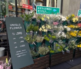 Les fleurs Uniqlo, pour accompagner vos caleçons