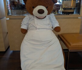 Merci pour tous ces repas, chef nounours