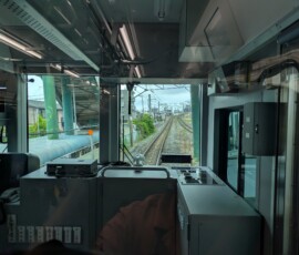 J'étais aux premières loges pour le voyage en train !