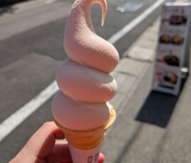 Ma ptite glace vanille-cerise, savoureuse