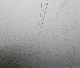 La vue dans le téléphérique au retour est... moins convaincante. Un peu impressionnante aussi !