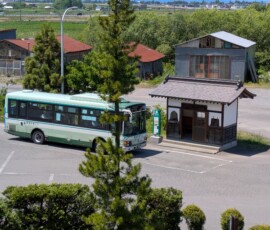 Le ptit bus qui attend tranquillement avant de partir