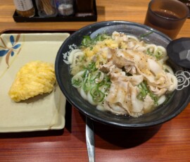Udon ok, poulet surprenamment délicieux ?