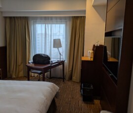 Une chambre d'hotel sympa