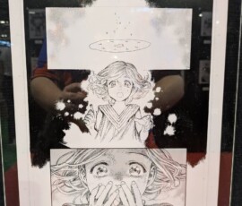 Je suis souvent repassé sur le stand pour prendre en photo des planches au hasard, là c'était l'Atelier des Sorciers