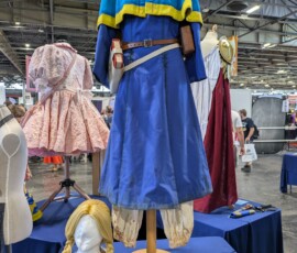 Exposition de cosplay, avec ce costume de Marcille particulièrement bien fait