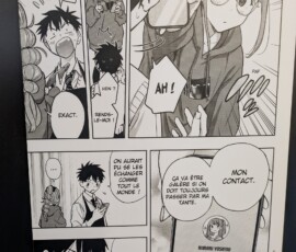Cette planche d'Himetan exposée sur le stand panini m'a fait jumpscare car j'ai cru que c'était du Rent a Girlfriend tant y'a les tics de Miyajima