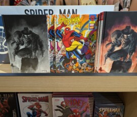 comme toujours Panini vendait aussi des comics sur son stand - je sais pas si ça marche bien mais dans tous les cas Spiderman c'est vrai que c'est une valeur sûre.