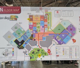 Le plan désormais TRES simplifié de la Japan Expo...